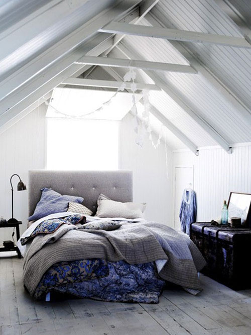 Landelijke zolder slaapkamer Landelijke zolder slaapkamer