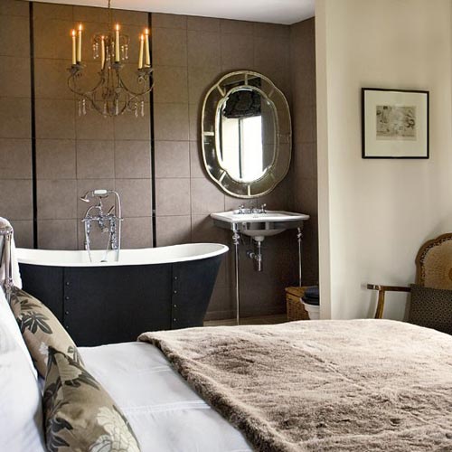 Bad in de slaapkamer Bad in de slaapkamer
