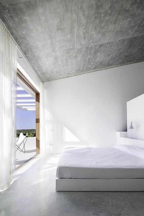Moderne slaapkamer villa in Formentera Moderne slaapkamer villa in Formentera