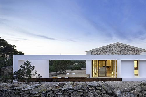 Moderne slaapkamer villa in Formentera Moderne slaapkamer villa in Formentera