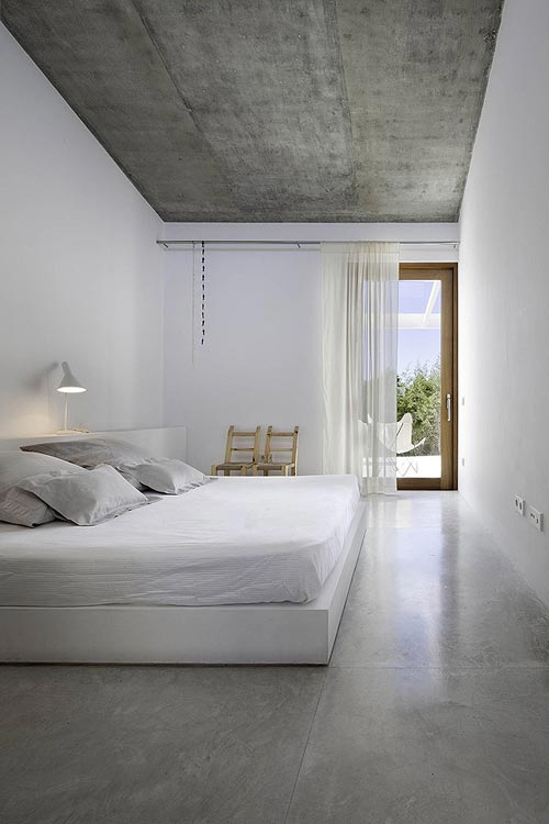 Moderne slaapkamer villa in Formentera Moderne slaapkamer villa in Formentera