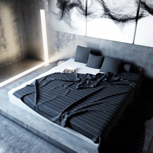 3d-3d ontwerpen van slaapkamer met beton-slaapkamer-beton-2 3d ontwerpen van slaapkamer met beton