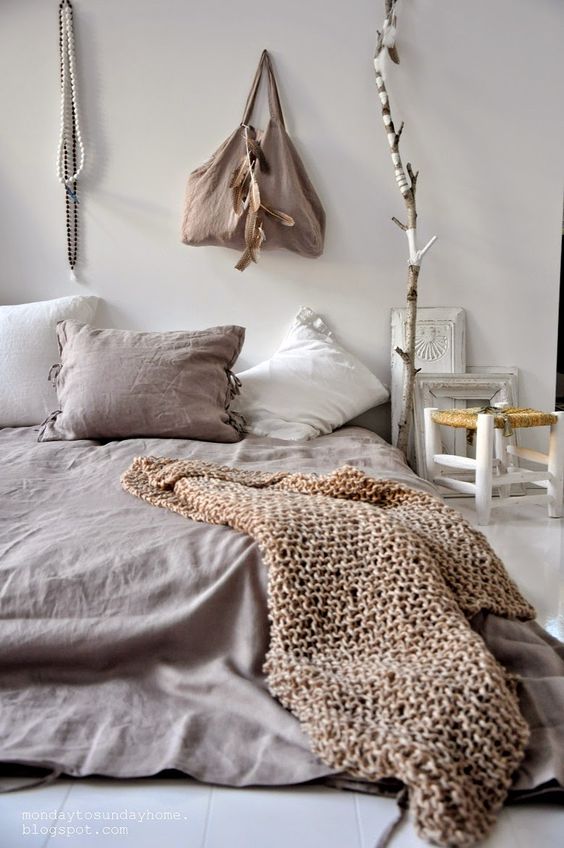 Aardetinten in de slaapkamer Aardetinten in de slaapkamer