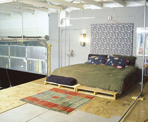 Bed van houten pallets Bed van houten pallets