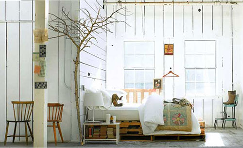 Bed van houten pallets Bed van houten pallets