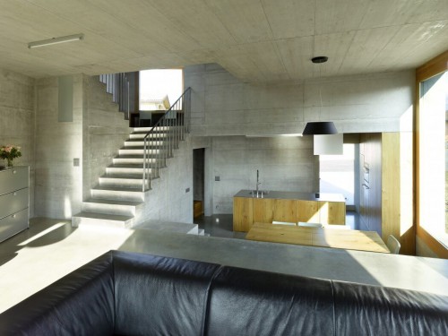Beton en hout combinatie in slaapkamer ontwerp Beton en hout combinatie in slaapkamer ontwerp