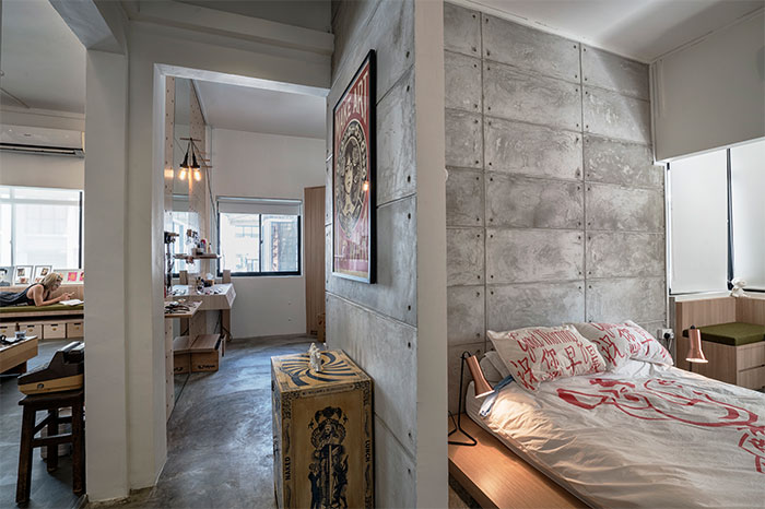betonnen-muur-slaapkamer betonnen-muur-slaapkamer