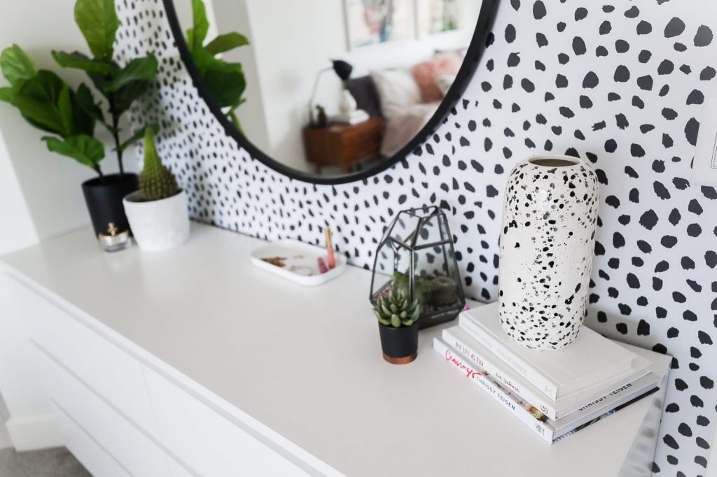 Botanische slaapkamer van lifestyle blogger en vlogger Aspyn Ovard Botanische slaapkamer van lifestyle blogger en vlogger Aspyn Ovard