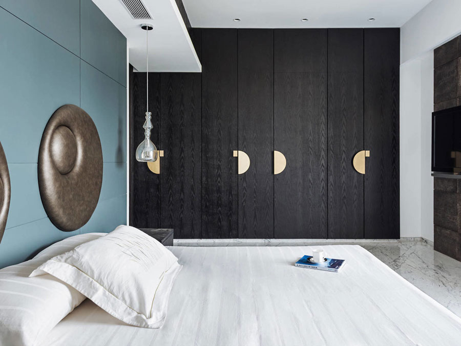 Chic slaapkamer ontwerp door ontwerpbureau SHROFFLEóN Chic slaapkamer ontwerp door ontwerpbureau SHROFFLEóN