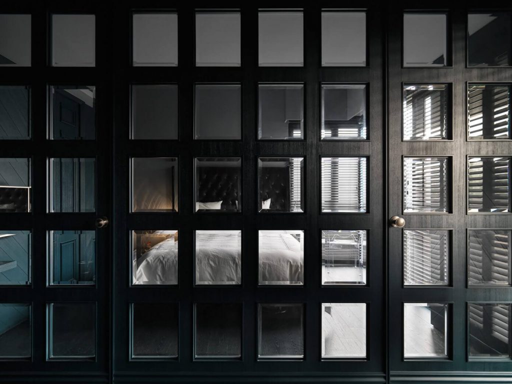 Chique donkere slaapkamer uit Taipei City Chique donkere slaapkamer uit Taipei City
