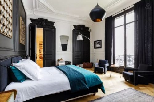 Chique klassieke slaapkamer uit Parijs