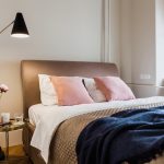 Chique slaapkamer van architect Monika