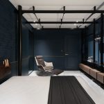 Chique slaapkamers met blauwe muren
