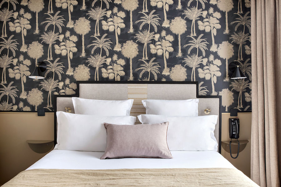 De mooie slaapkamers van Hotel Doisy in Parijs De mooie slaapkamers van Hotel Doisy in Parijs