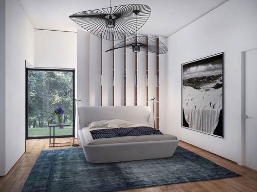 Design slaapkamer met designmeubelen Design slaapkamer met designmeubelen