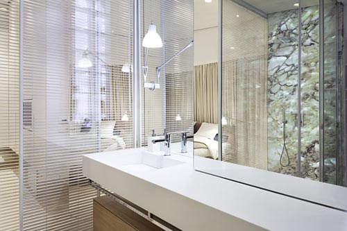 Design slaapkamer van loft appartement Design slaapkamer van loft appartement