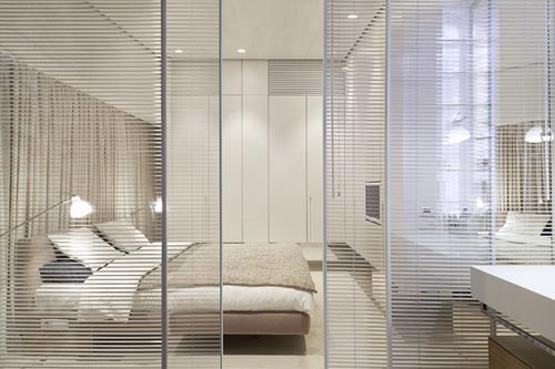 Design slaapkamer van loft appartement Design slaapkamer van loft appartement