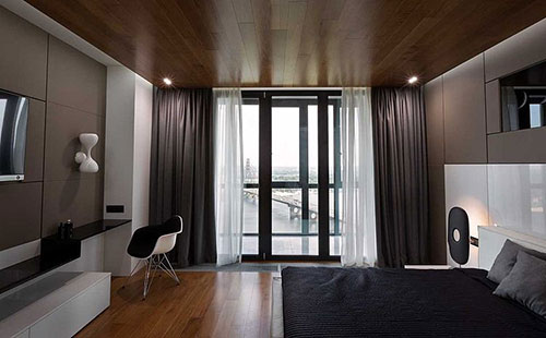 Design slaapkamer interieur architect Denis Rakaev