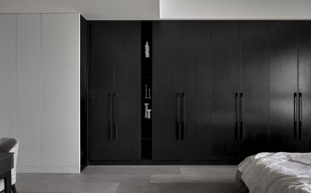 Deze luxe moderne slaapkamer is super strak afgewerkt Deze luxe moderne slaapkamer is super strak afgewerkt