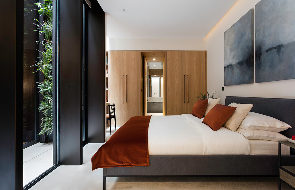 Deze master bedroom is ingericht als een luxe hotelkamer Deze master bedroom is ingericht als een luxe hotelkamer