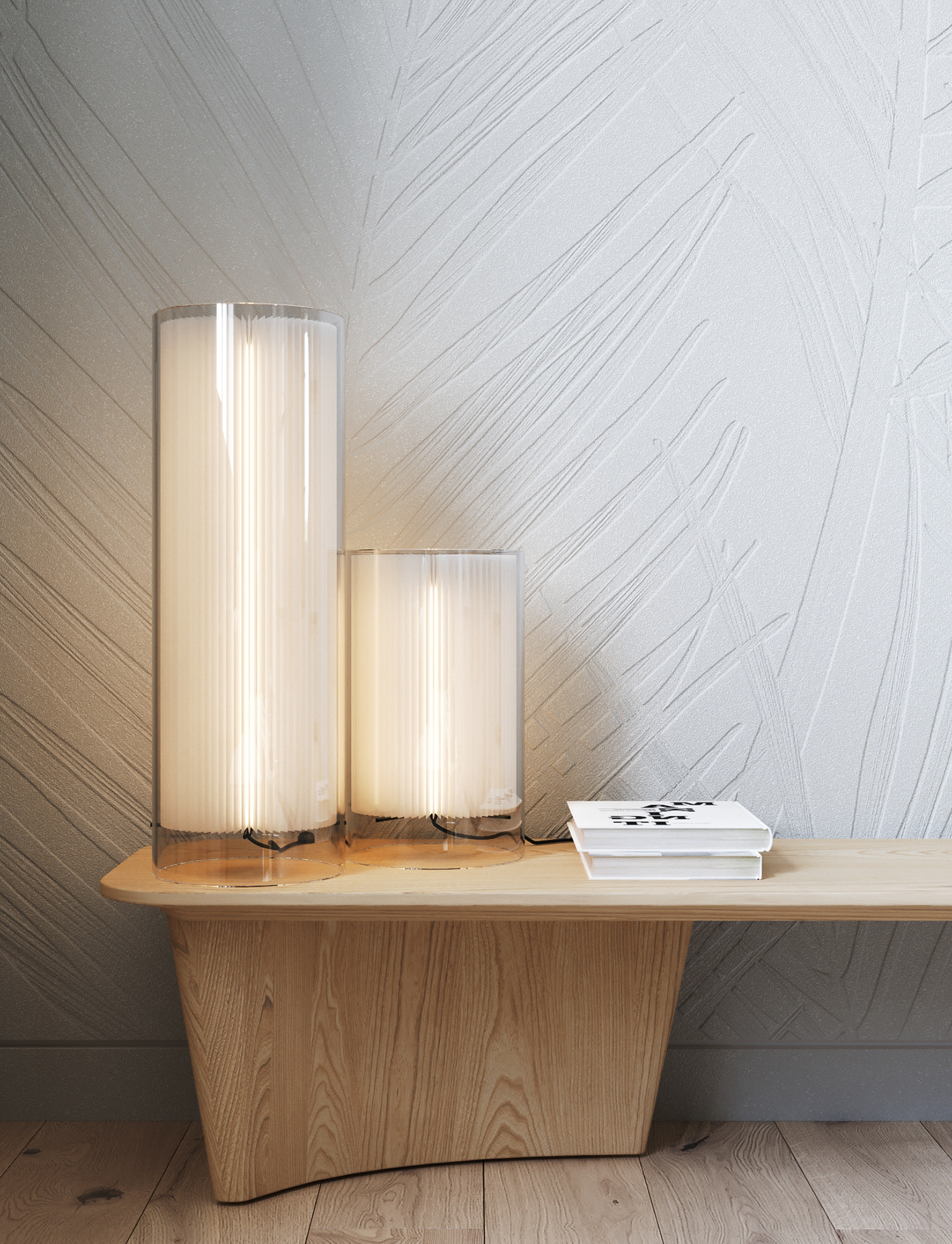 Deze moderne slaapkamer is stijlvol ingericht met zachte kleurtinten Deze moderne slaapkamer is stijlvol ingericht met zachte kleurtinten