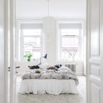 Dromerige slaapkamer in Scandinavisch appartement in Götheborg