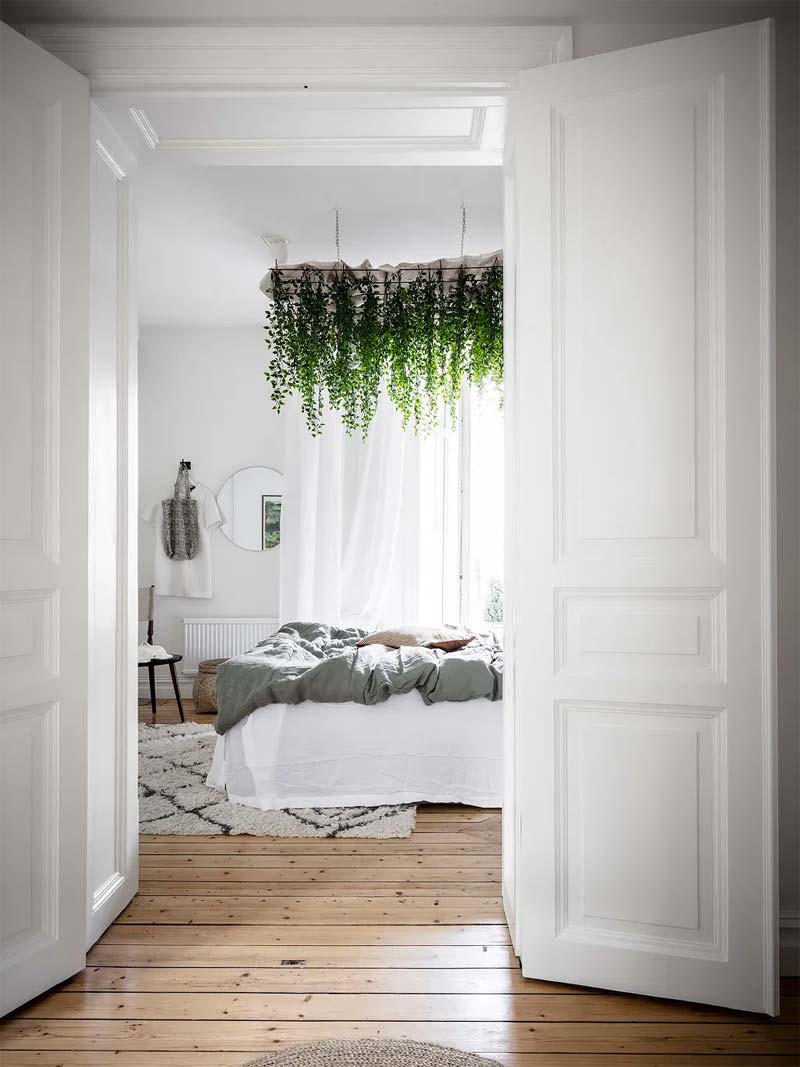 duurzame slaapkamer planten