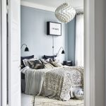 Eclectische slaapkamer van Zweedse interieurstylist
