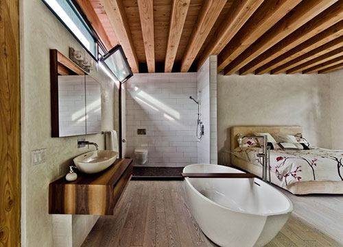 Ecologische rustieke slaapkamer Ecologische rustieke slaapkamer