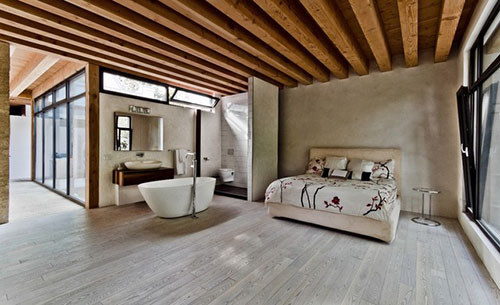 Ecologische rustieke slaapkamer Ecologische rustieke slaapkamer
