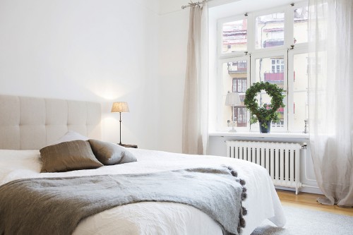 Elegante Scandinavische slaapkamer