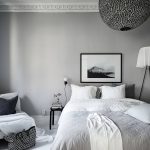 Elegante Scandinavische slaapkamer uit Vasastaden