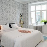 Frisse Scandinavische slaapkamer