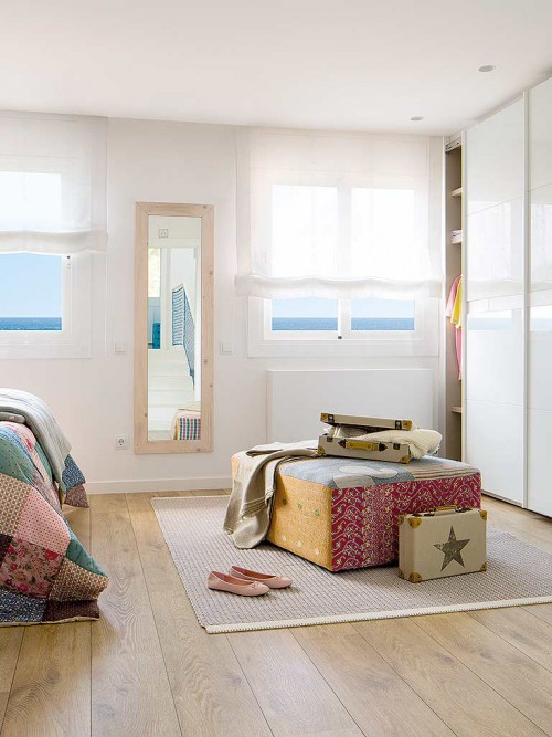 Frisse zomerse slaapkamer Frisse zomerse slaapkamer