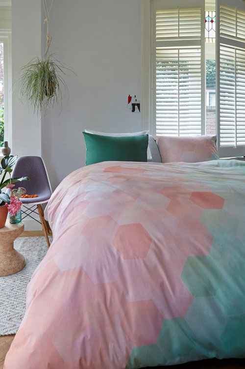 Grafische bedsprei Grafische bedsprei