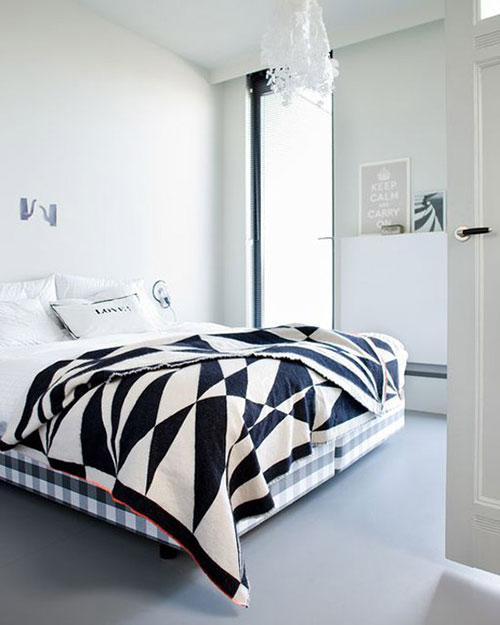 Grafische bedsprei Grafische bedsprei