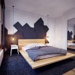 Hout en zwart in de slaapkamer