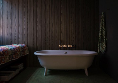 Houten muur Houten muur