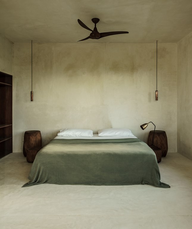Ibiza stijl slaapkamer uit Mexico