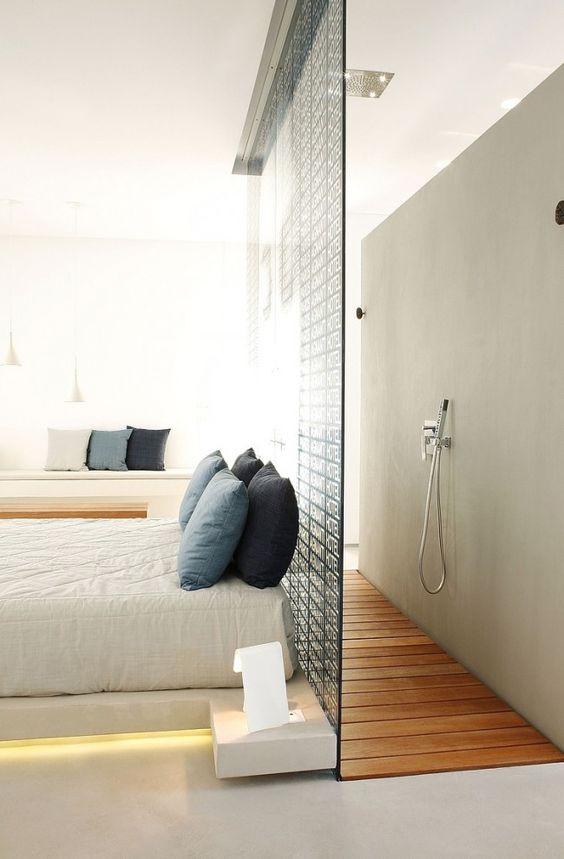 inloopdouche glazen douchewand slaapkamer inloopdouche glazen douchewand slaapkamer