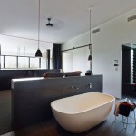 Inspiratie van slaapkamer badkamer combinatie