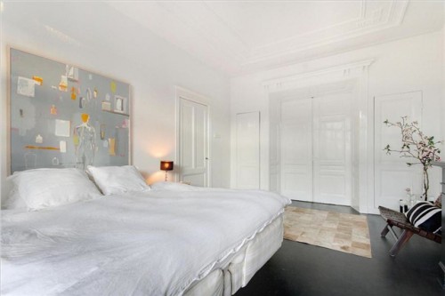 Karakteristieke slaapkamer met moderne afwerking Karakteristieke slaapkamer met moderne afwerking