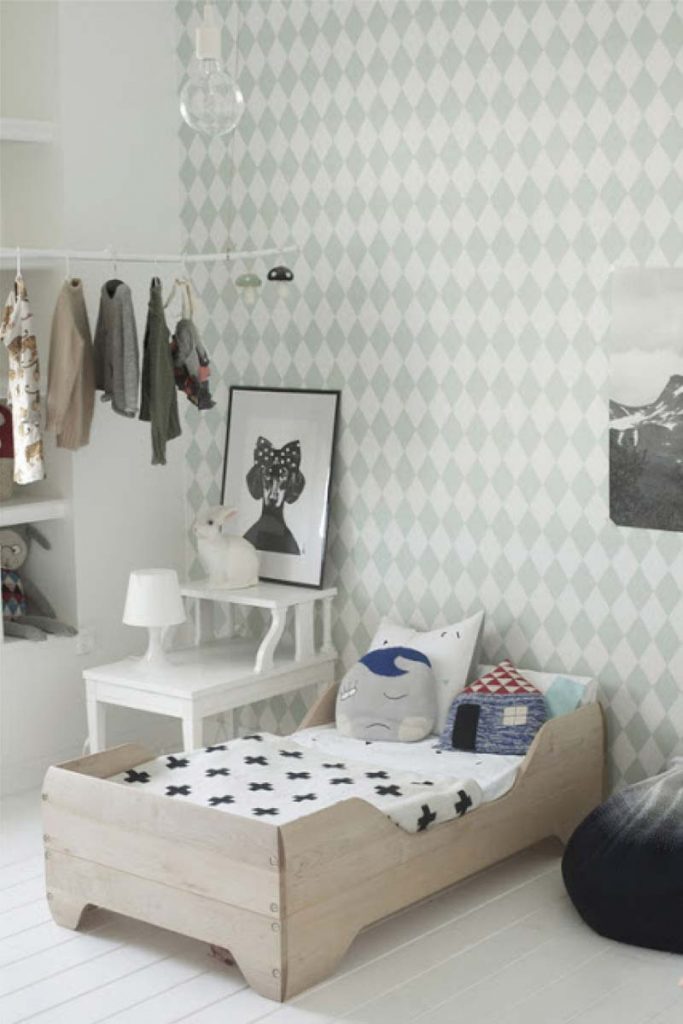 kinderkamer behang ferm living cloud mint kinderkamer behang ferm living cloud mint