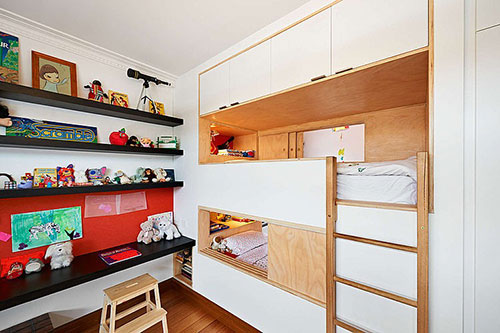 Kinderkamer inspiratie met inbouwmeubels Kinderkamer inspiratie met inbouwmeubels