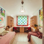 Kinderkamer met symmetrische indeling