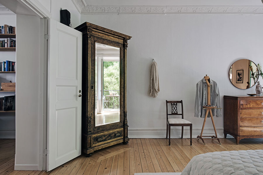 Klassieke slaapkamer met hangmat Klassieke slaapkamer met hangmat