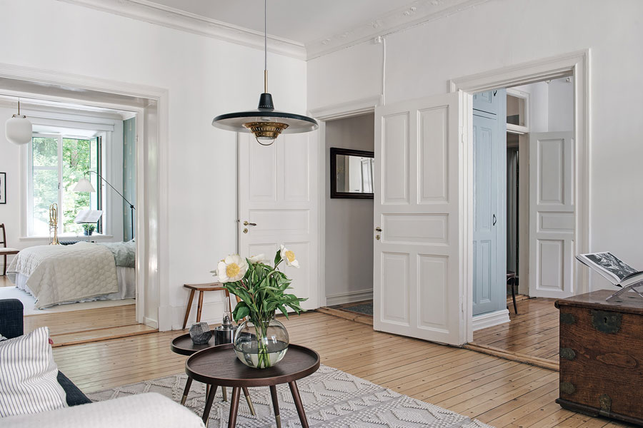 Klassieke slaapkamer met hangmat Klassieke slaapkamer met hangmat