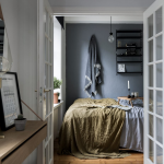 Kleine slaapkamer inrichting van een jaren ’30 appartement