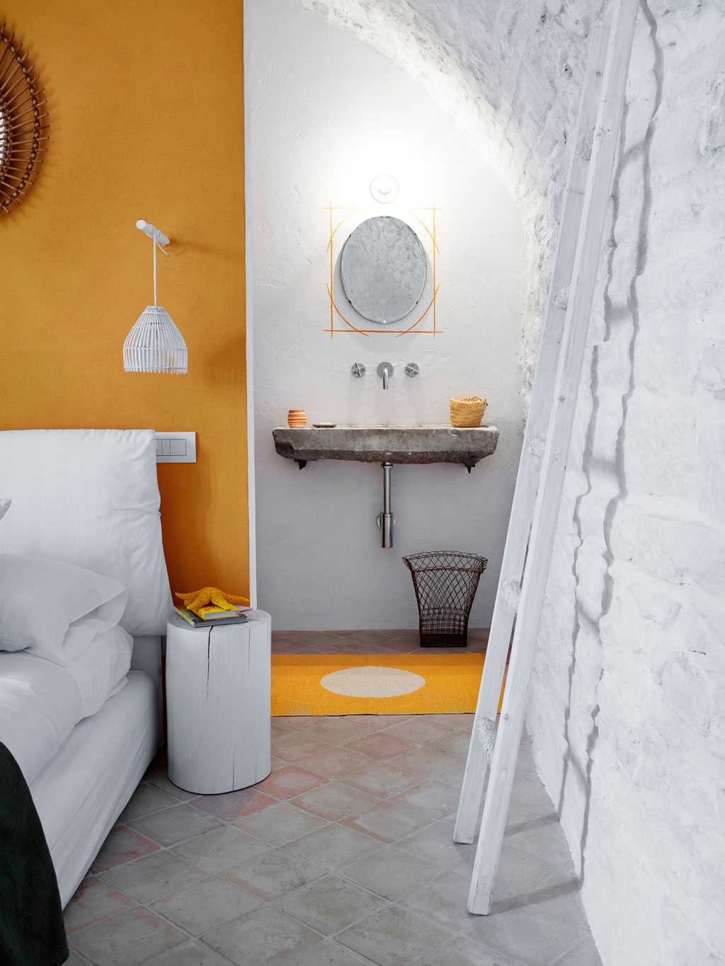 Landelijke Italiaanse slaapkamer uit Umbria Landelijke Italiaanse slaapkamer uit Umbria