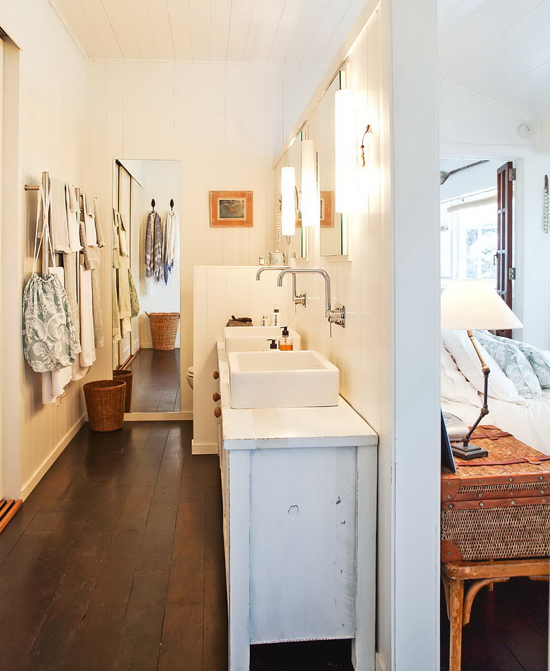 Landelijke slaapkamer van vakantiehuisje in Nieuw Zeeland Landelijke slaapkamer van vakantiehuisje in Nieuw Zeeland